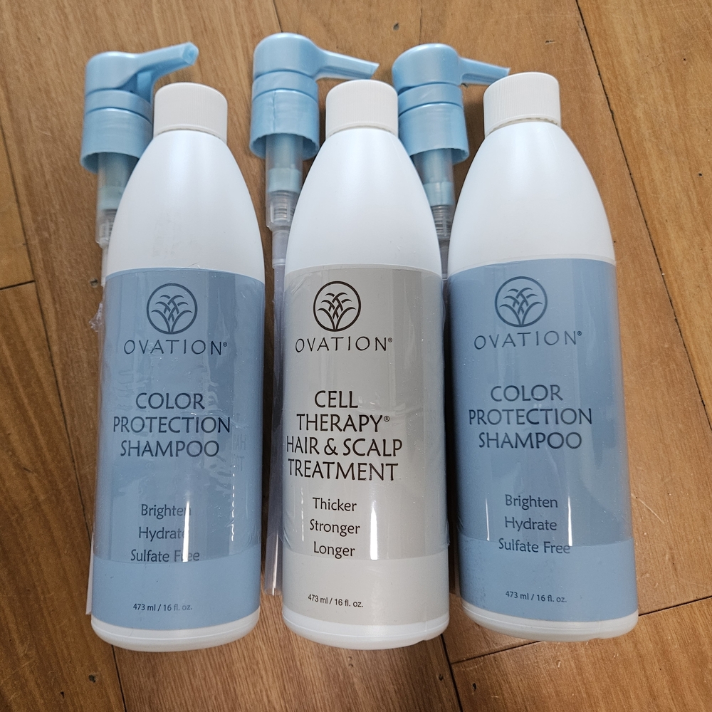 Ovation Hair Care Set with Pumps